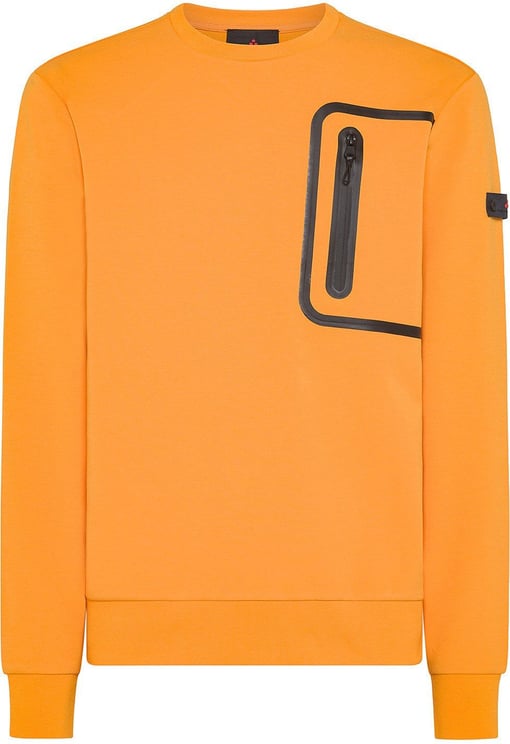Peuterey GORIE - Trui met opvallende zak op de voorkant Oranje
