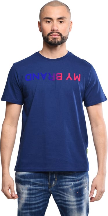 My Brand Gradient mybrand t-shirt Blauw