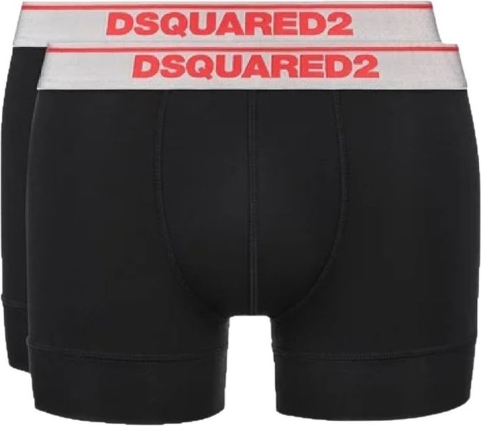 Dsquared2 Basic Trunk Twin Pack Boxers Zwart