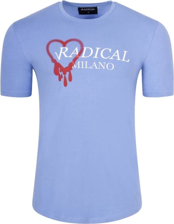 Radical T-SHIRT LUCIO MILANO | Navy Blauw