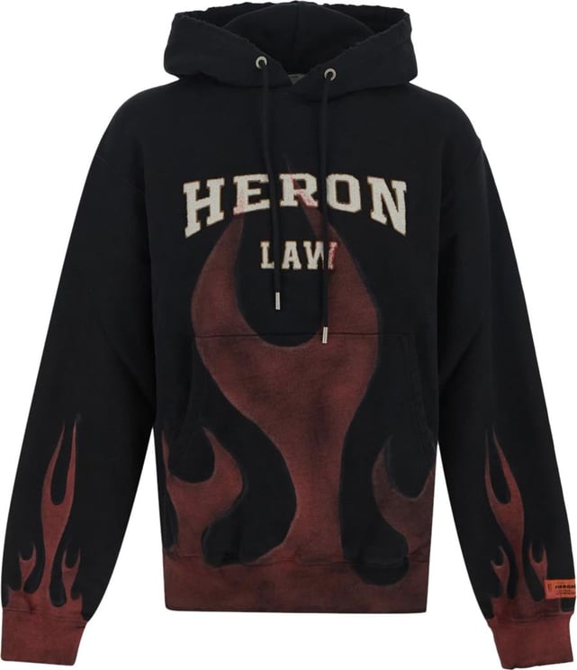 Heron Preston Heron Law Flames Hoodie Zwart
