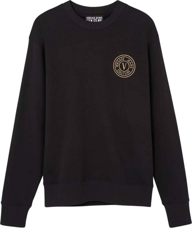 Versace Jeans Couture V-Emblem Sweater Zwart Zwart