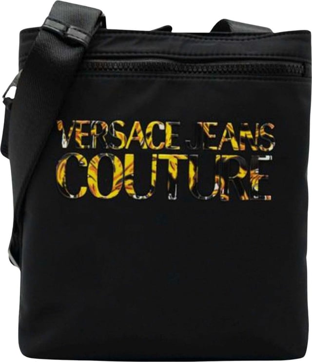 Versace Jeans Couture Logo Crossbody Tas Zwart Zwart