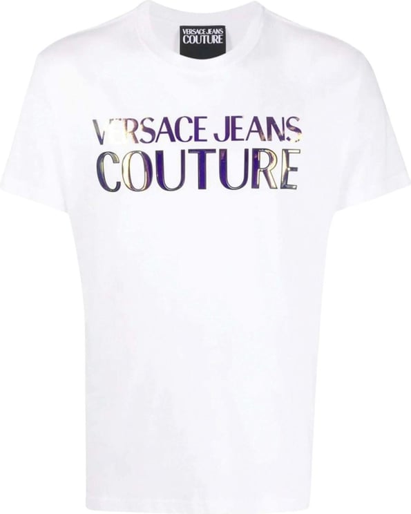 Versace Jeans Couture Logo T-shirt Wit Wit