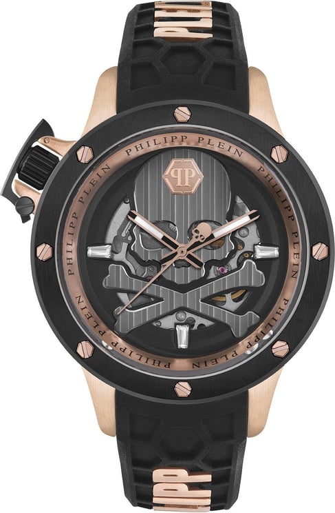 Philipp Plein PWUAA0623 Hyper Sport automatisch horloge Zwart