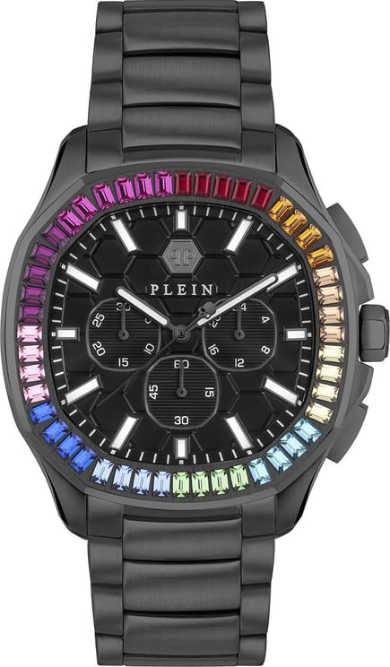 Philipp Plein $pectre Chrono PWSAA0723 horloge 44 mm Zwart
