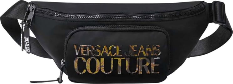 Versace Jeans Couture Logo Fanny Pack Zwart Zwart