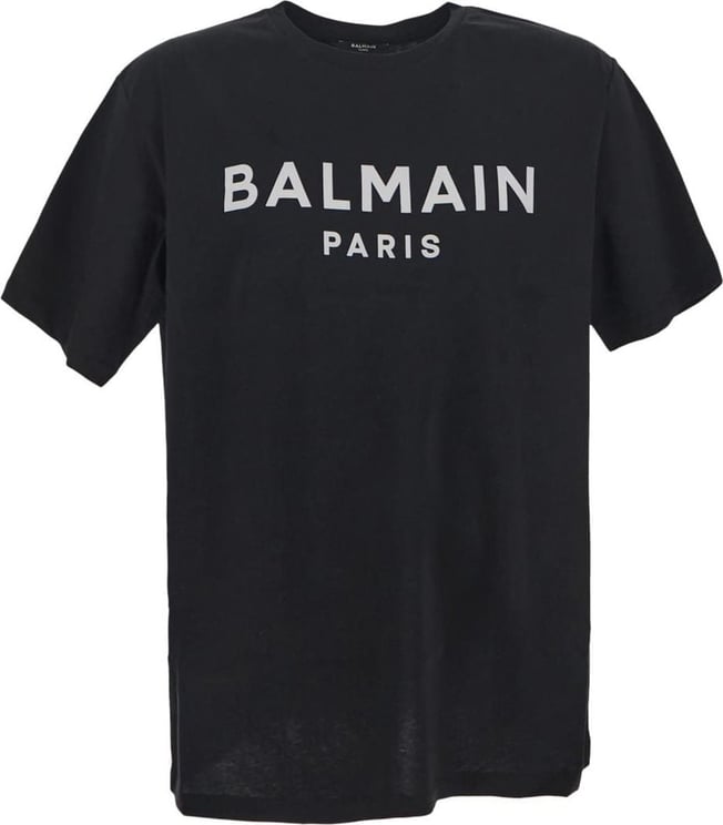 Balmain Logo T-shirt Zwart