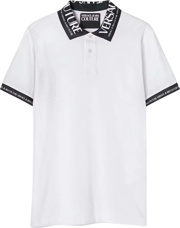 Versace Jeans Couture Logo Polo Wit Wit