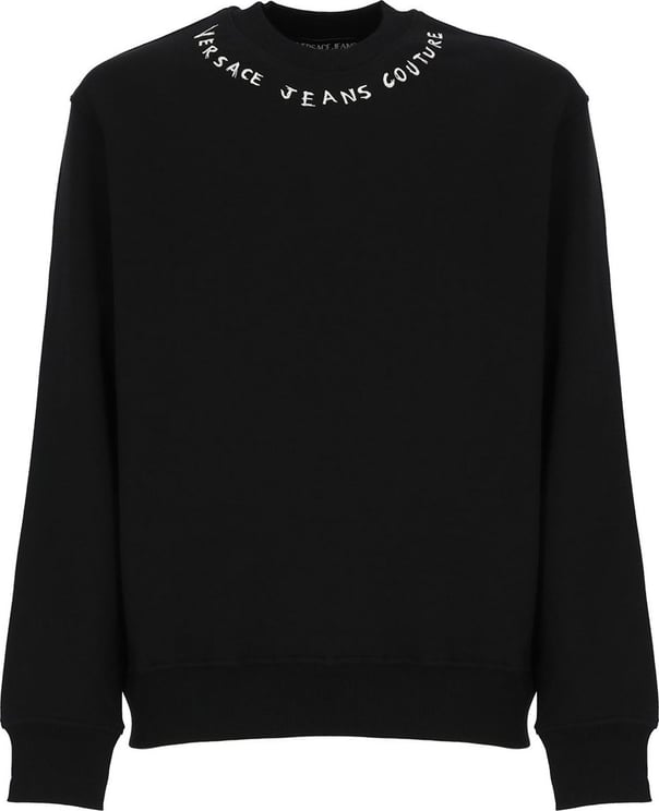 Versace Jeans Couture Logo Sweater Zwart Zwart