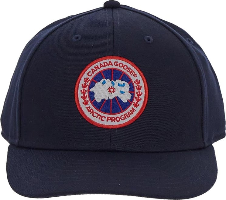 Canada Goose Logo Baseball Cap Blauw