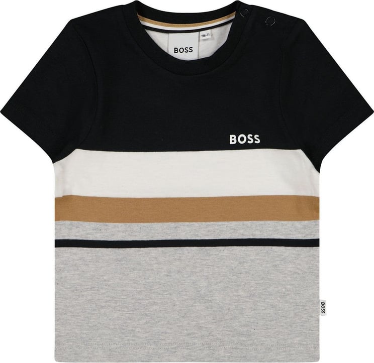 Hugo Boss Boss J05A08 baby t-shirt zwart Zwart