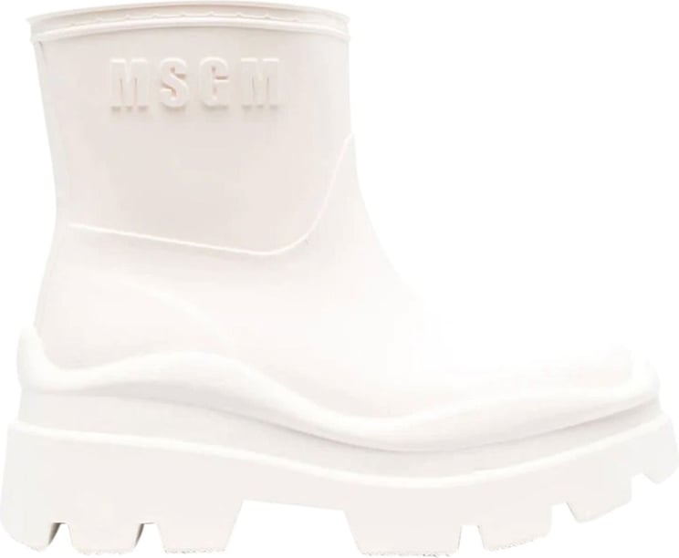 MSGM ridged-rubber sole boots Wit