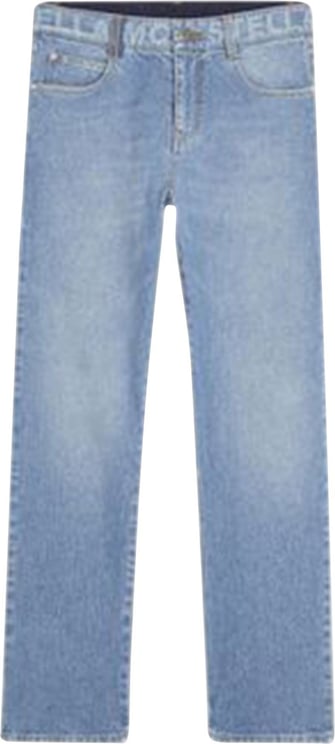 Stella McCartney Salt & Pepper Logo slim-cut jeans Blauw