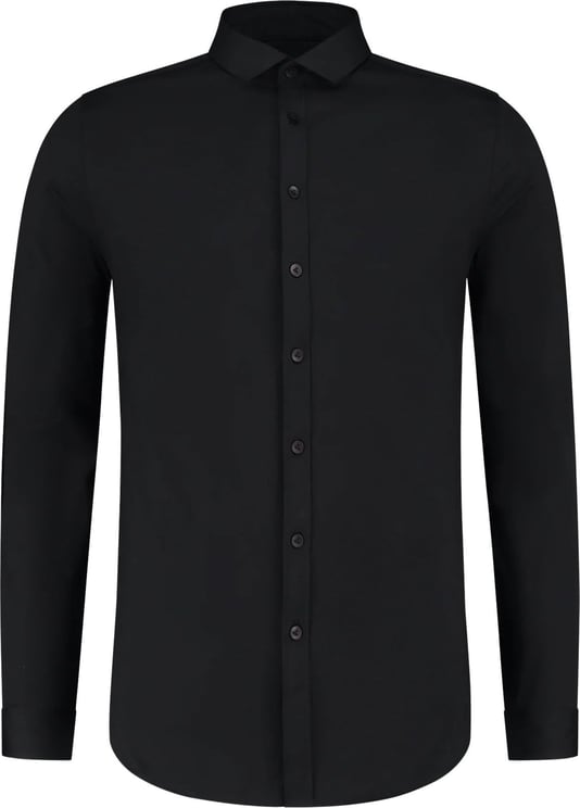 Purewhite Essential Jersey Shirt Zwart Zwart