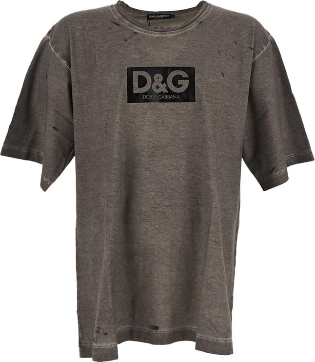 Dolce & Gabbana Logo T-shirt Grijs