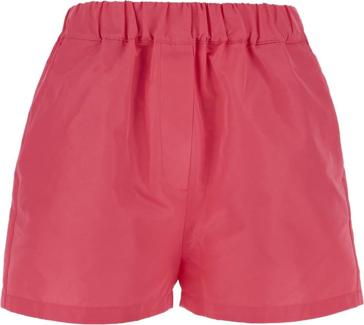 MSGM Solid Color Taffeta Shorts Roze