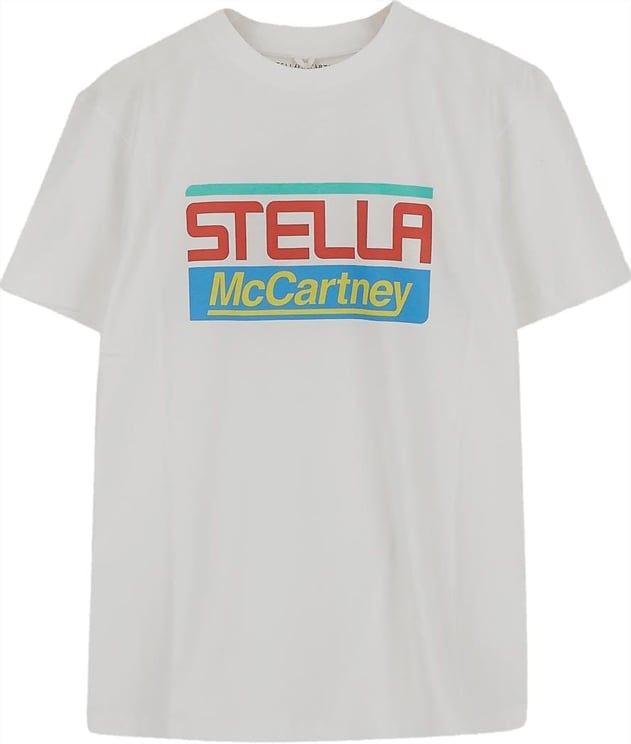 Stella McCartney Logo Print T-Shirt Wit