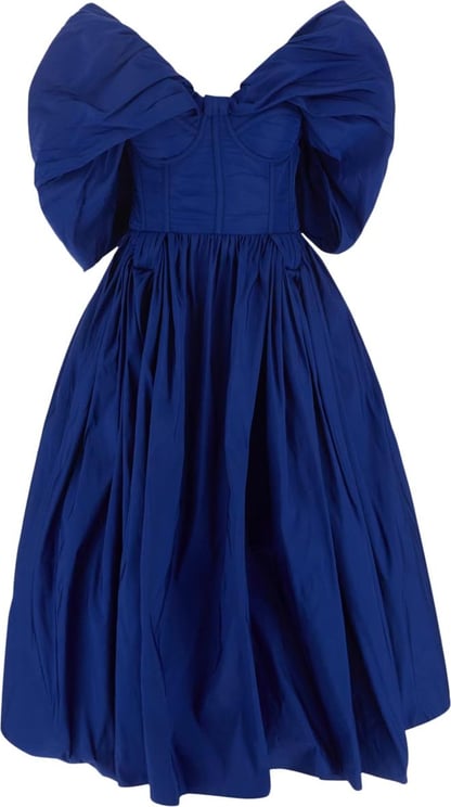 Alexander McQueen Corset Dress Blauw