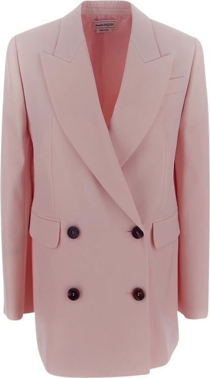 Alexander McQueen Oversize Blazer Jacket Roze