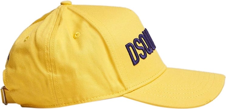 Dsquared2 Cap yellow logo maple Geel