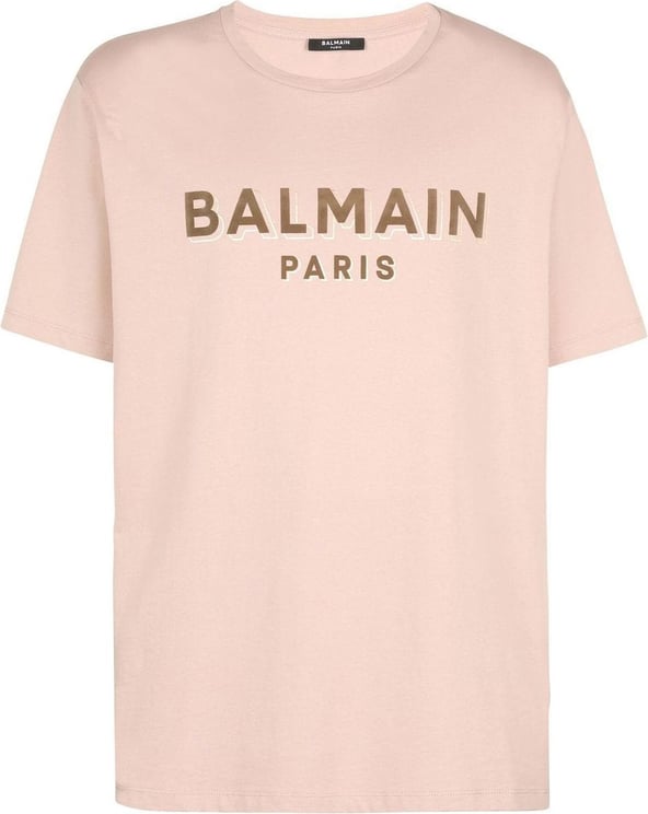Balmain T-shirts and Polos Pink Roze