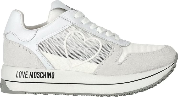 Love Moschino White Mesh Sneaker White Wit