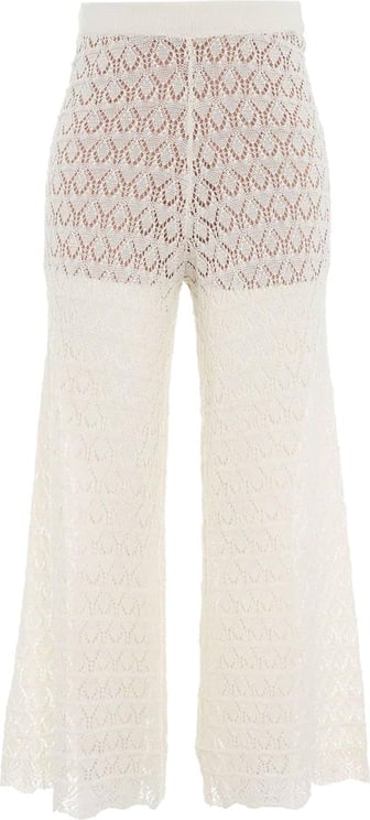 Liu Jo Crochet Pants White Wit