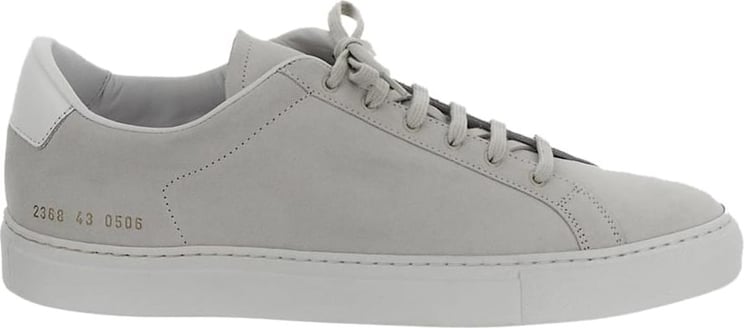 Common Projects Retro Low in Suede Sneakers Wit