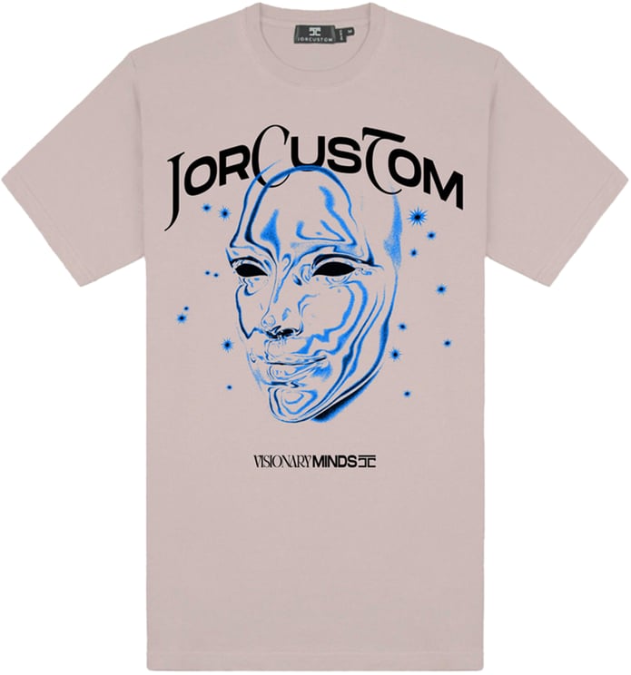 JORCUSTOM Visionary Slim Fit T-Shirt Sand Beige