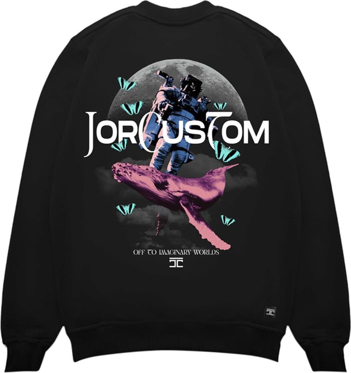 JORCUSTOM Astro Sweater Black Zwart