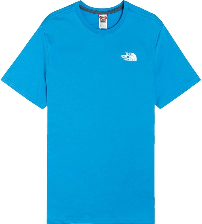 The North Face T-shirt Man Redbox Nf0a4m6ome9 Blauw