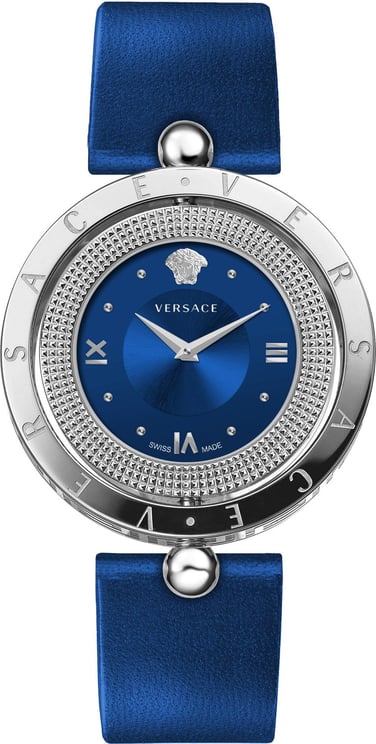 Versace VE7900220 Eon dames horloge 34 mm Blauw