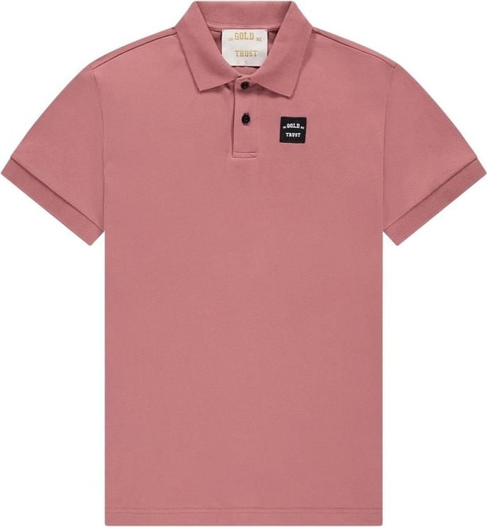 In Gold We Trust The Club Shortsleeve Polo Roze