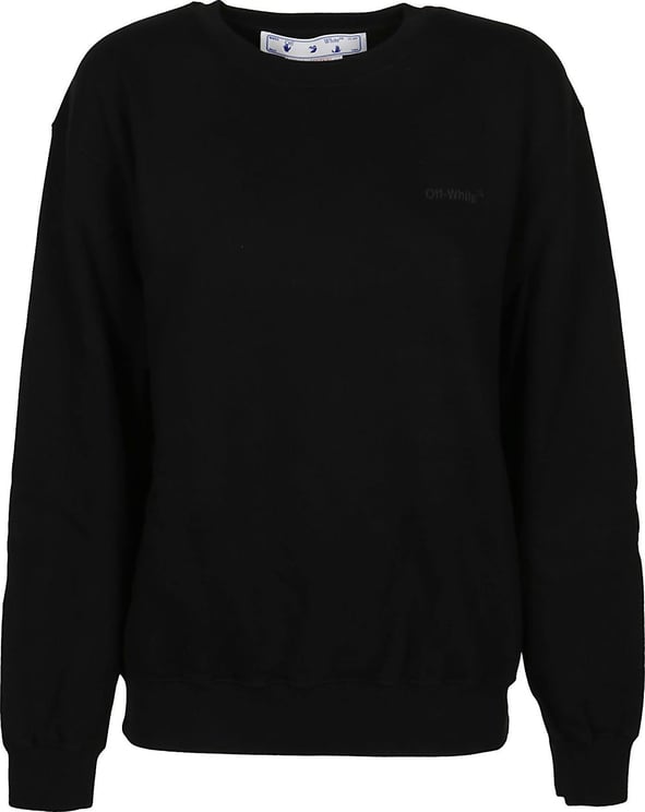 OFF-WHITE Diag Regular Sweatshirt Black Zwart