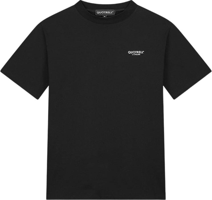 Quotrell L'Atelier T-Shirt Zwart - Wit Zwart
