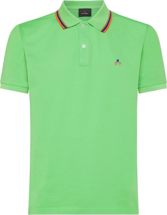 Peuterey PRIZZI - Poloshirt met veelkleurig logo Groen