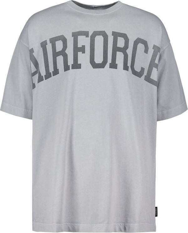 Airforce Airforce Col Garment Dye T-shirt Grijs