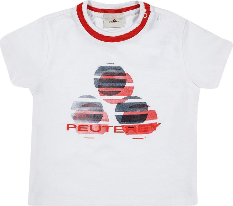 Peuterey CYRIUS BABY - T-shirt met gedrukt logo op de voorkant Wit