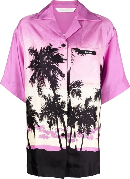 Palm Angels Shirts Purple Paars
