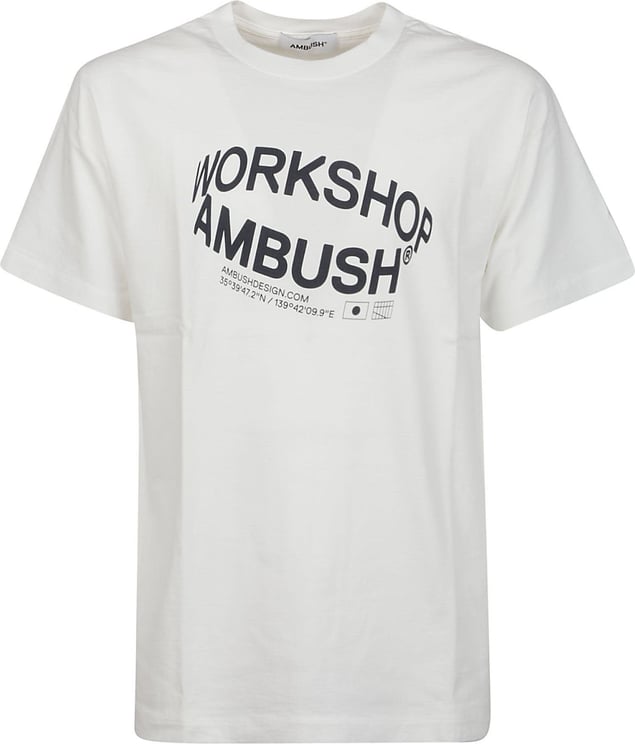 AMBUSH Revolve Logo T-shirt Blue Blauw
