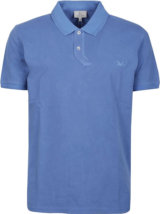 Woolrich Mackinack Polo Shirt Blue Blauw