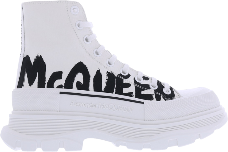 Alexander McQueen Tread Slick Written logo Wit