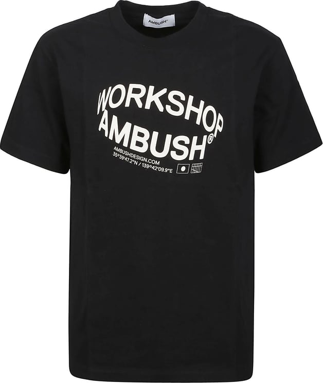 AMBUSH Revolve Logo T-shirt Black Zwart