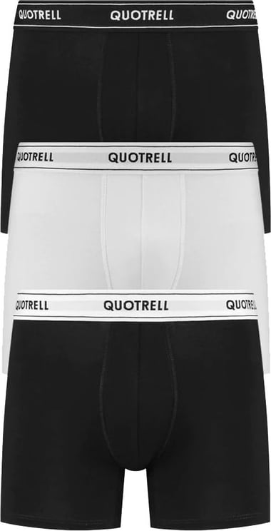 Quotrell Boxershort 3-Pack Zwart/Wit Wit