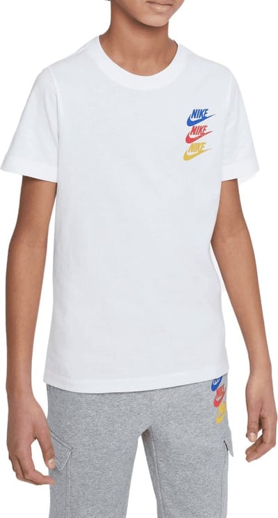 Nike NSW Standard Issue T-Shirt Kids Wit Wit