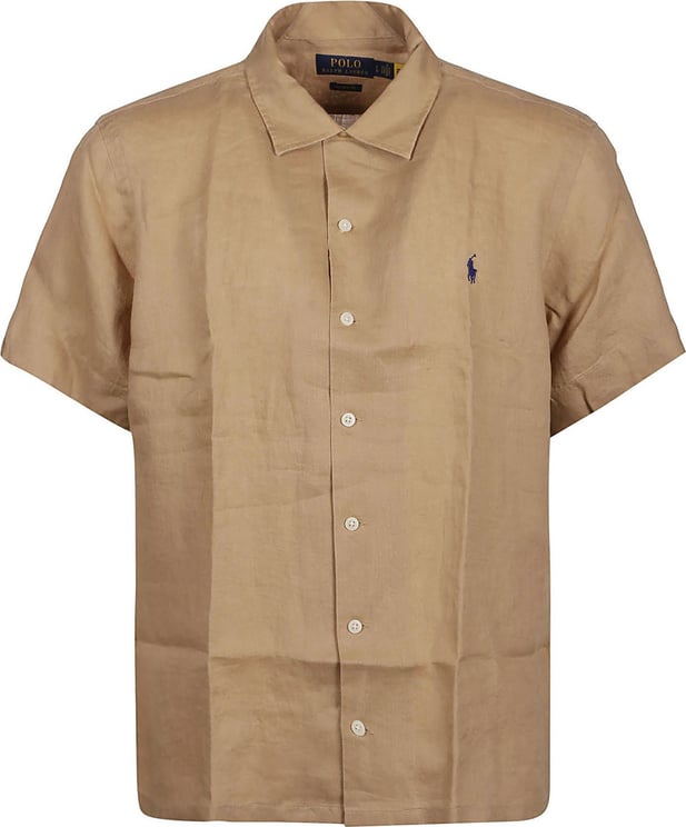 Ralph Lauren Short Sleeve Sport Shirt Brown Bruin