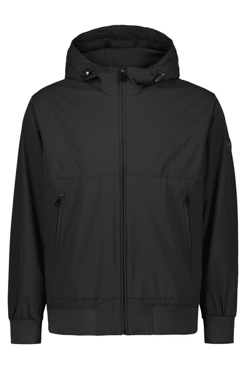 Airforce Hooded Four-way Stretch Jacket Zwart