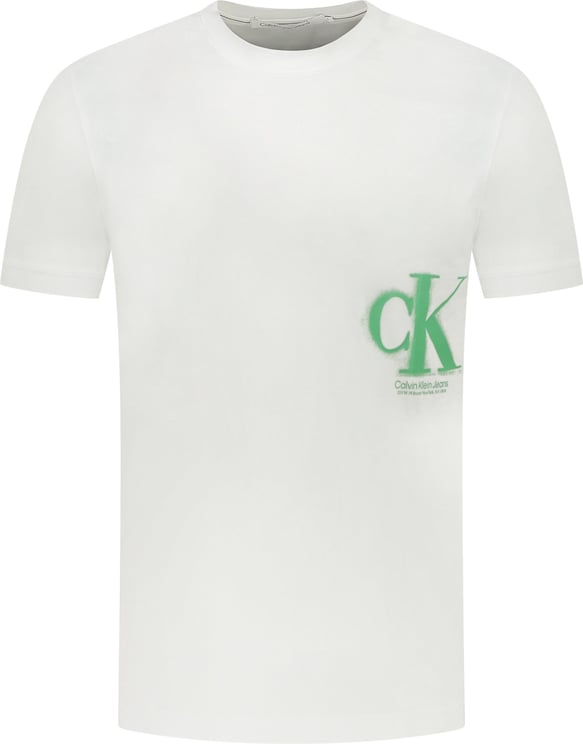 Calvin Klein T-shirt Wit Wit