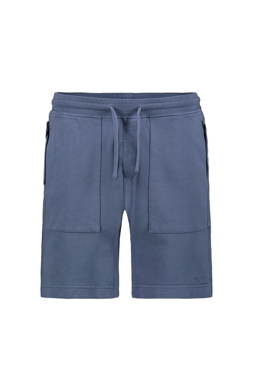 Airforce Shorts Garment Dyed Blauw